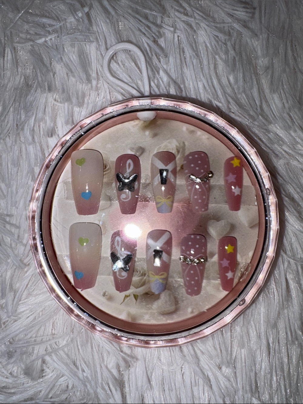 Press On Embellished Nails